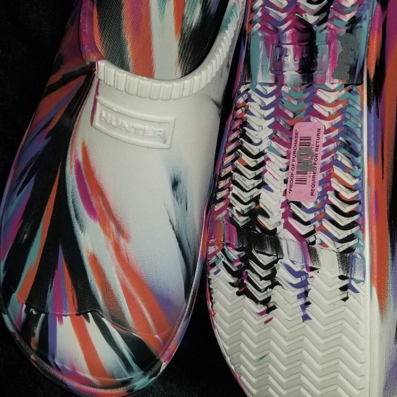 Unisex Hunter Algae Marble Foam Clogs Sz 10 new without box - Picture 3 of 3